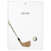 ミニマルパーソナライズされたモダンヴィンテージ クリップボード (裏面)