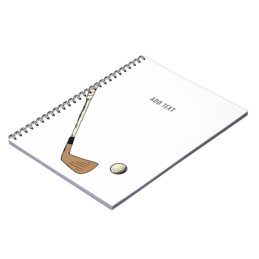 ミニマルパーソナライズされたモダンヴィンテージ ノートブック (左側)