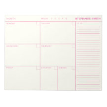 ミニマルパーソナライズされたリスト週間プランナーアジェンダ注