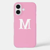 ミニマルパーソナライズされたリストiPhoneケースとモノグラム Case-Mate iPhoneケース (裏面)