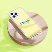 ミニマルパーソナライズされたリストiPhoneケースとモノグラム Case-Mate iPhoneケース
