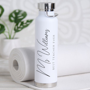 ミニマルパーソナライズされた最高の先生 ウォーターボトル