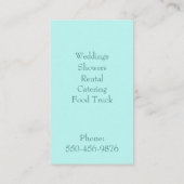 ミニマルパーティー計画の名刺 名刺 (裏面)