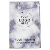 ミニマルビジネス モダン ギフトバッグ (正面)