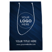 ミニマルビジネス モダン ギフトバッグ (正面)