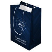 ミニマルビジネス モダン ギフトバッグ (正面アングル)