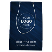 ミニマルビジネス モダン ギフトバッグ (裏面)