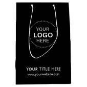 ミニマルビジネス モダン ギフトバッグ (正面)