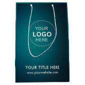 ミニマルビジネス モダン ギフトバッグ (正面)