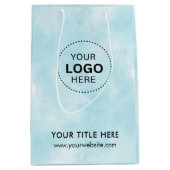 ミニマルビジネス モダン ギフトバッグ (正面)