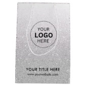 ミニマルビジネス モダン ギフトバッグ (裏面)