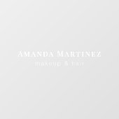 ミニマルビューティーヘアメイクサロンブティック ウィンドウサイン (シート)