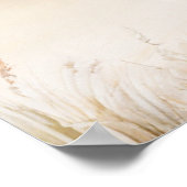 ミニマルビーチウェルカムサインポスター ポスター (角)