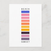 ミニマルビーチサンセットフロリダニューホーム 案内ポストカード (正面)