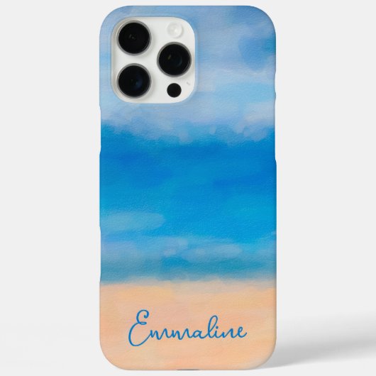 ミニマルビーチシ絵画ーン Case-Mate iPhoneケース (裏面)