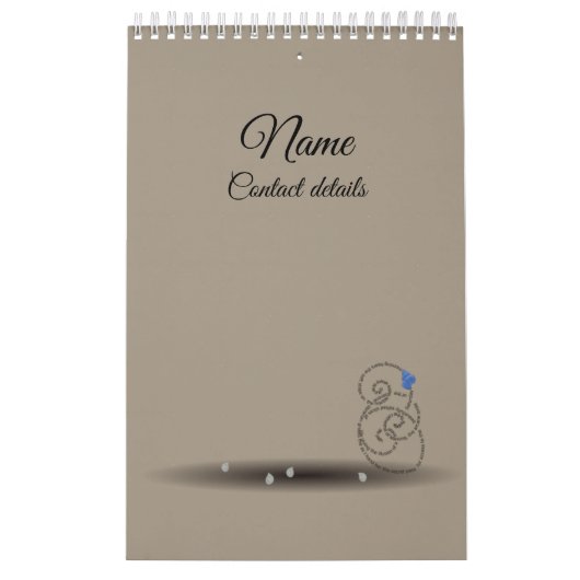 ミニマルビーチ沿岸詩カレンダー2023 カレンダー (カバー)