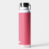 ミニマルピッモダンク・オレンストライプジのパーソナライズされた ウォーターボトル (背面)