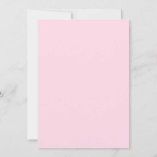 ミニマルピンクのクリスマスパーティー招待状 招待状 (裏面)