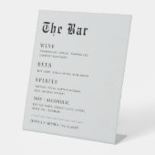 ミニマルファッションドス旧結婚バー徴候 台座サイン (正面)