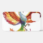 ミニマルファッション女性、ブラックライングラフィックス。 Case-Mate iPhoneケース (裏面 (横))