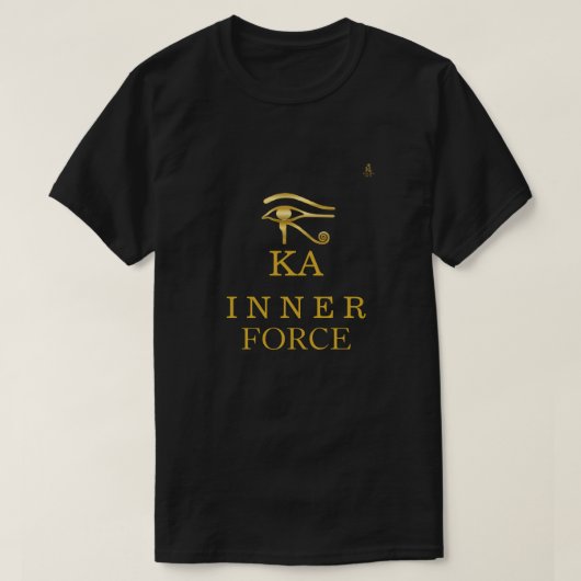ミニマルファラオTシャツ | エジプトのカの象徴 Tシャツ (デザイン正面)