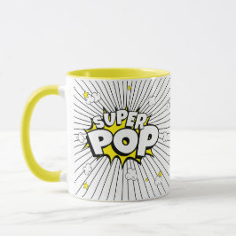 ミニマルファンSUPER POP！ポップコーンの駄洒落 | ポップアート マグカップ