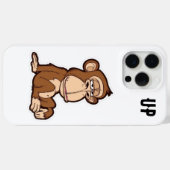 ミニマルフェイスモンキー 美意識の高いあなたへ Phone Cove Case-Mate iPhoneケース (裏面 (横))