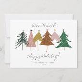 ミニマルフェスティバルクリスマスツリーズ写真 シーズンカード (正面)