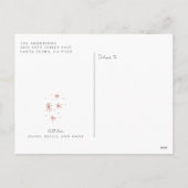 ミニマルフェスティバルクリスマスツリー シーズンポストカード (裏面)