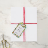 ミニマルフェスティバルパターンメリークリスマス ギフトタグ (より糸付き)