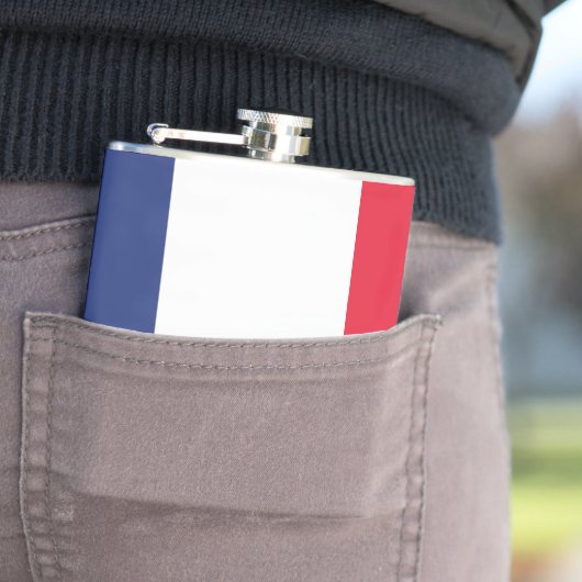ミニマルフランスのム国旗 フラスク (インサイチュ)