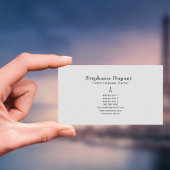 ミニマルフランスの先生 名刺