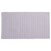 ミニマルフランスの薄紫紫色の縦型ピンセット 枕カバー (正面右)