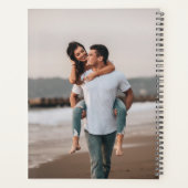 ミニマルフレーモダンムウェディングプランナー2写真 プランナー手帳 (裏面)