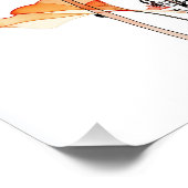 ミニマルフローラウォールアートプリント2 ポスター (コーナー)