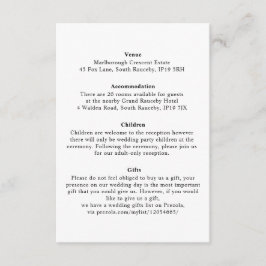 ミニマルフローラエレガント植物単図リース エンクロージャーカード