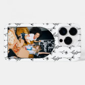 ミニマルフローラカスタム写真Iphone 14ケース Case-Mate iPhoneケース (裏面 (横))