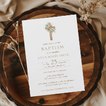 ミニマルフローラクロスモダンバプテスマ