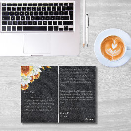 ミニマルフローラサンキューカード ポストカード