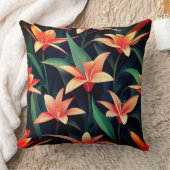 ミニマルフローラチャームシームレスパターン クッション (ブランケット)