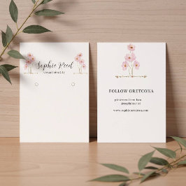 ミニマルフローラパーソナライズされたジュエリー表示