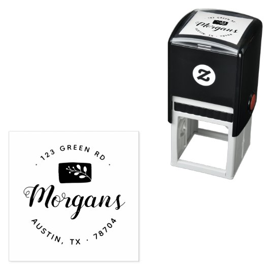 ミニマルフローラファミリーゴムスタンプ セルフインキングスタンプ (インサイチュ)