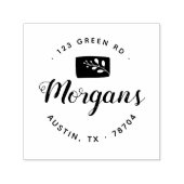 ミニマルフローラファミリーゴムスタンプ セルフインキングスタンプ (デザイン)