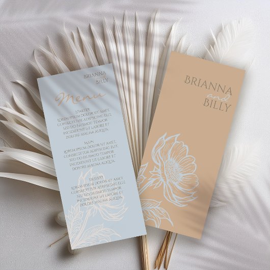 ミニマルフローラフラットメニュー メニュー