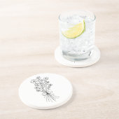 ミニマルフローラブーケ コースター (側面)