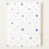 ミニマルフローラプランナー-カスタムクリスマスプレゼント プランナー手帳 (裏面)