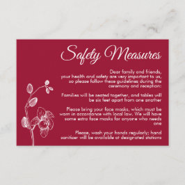 ミニマルフローラモダン安全対策 エンクロージャーカード