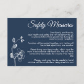 ミニマルフローラモダン安全対策 エンクロージャーカード (正面)