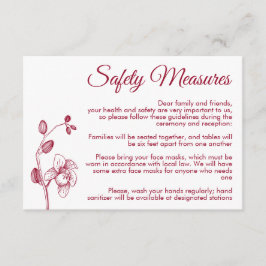 ミニマルフローラモダン安全対策 エンクロージャーカード