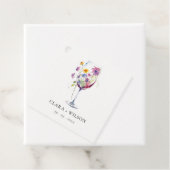 ミニマルフローラワイングラス結婚ズ フェイバータグ (インサイチュ)